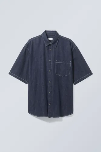 Griffith Denim Oversized Shirt - Blue