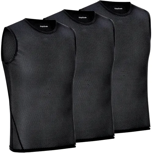 GripGrab Ultralight 1 and 3 Pack Sleeveless Base Layer Mesh