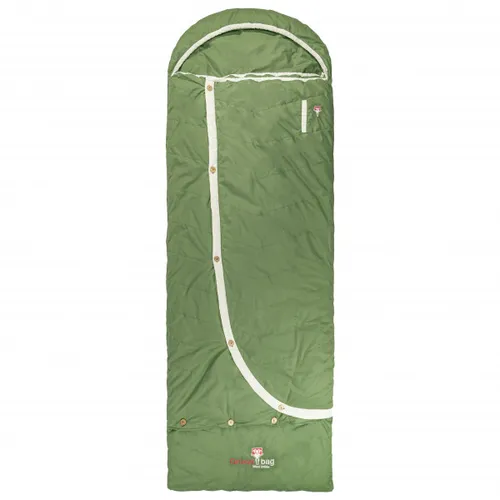 Grüezi Bag - Biopod DownWool Nature Comfort - Down sleeping bag size 185 cm, green