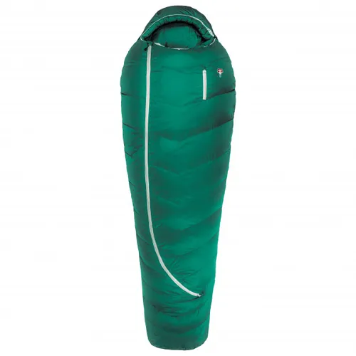 Grüezi Bag - Biopod DownWool Subzero 200 - Down sleeping bag size 230 x 85 x 55 cm, turquoise