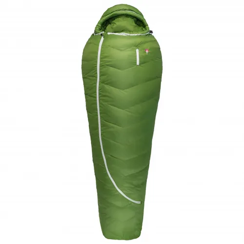 Grüezi Bag - Biopod DownWool Summer 175 - Down sleeping bag size 200 x 77 x 50 cm, olive