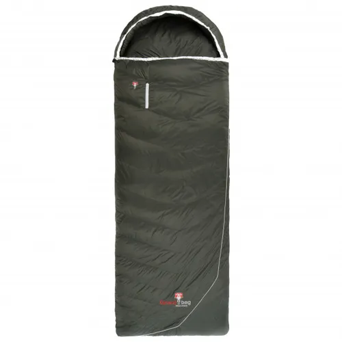 Grüezi Bag - Biopod DownWool Summer Comfort - Down sleeping bag size 225 x 80 cm, grey