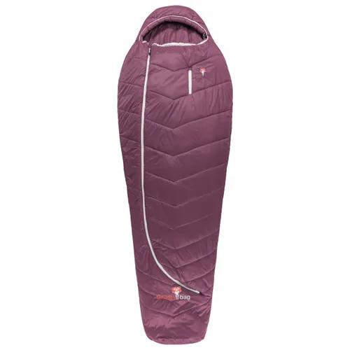 Grüezi Bag - Women's Synpod Island - Synthetic sleeping bag size 150 - 175 cm - 200 x 77 x 50 cm, berry