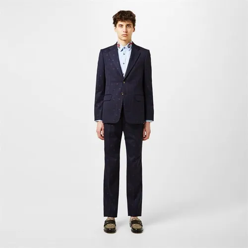 GUCCI All Over Gg Suit - Blue
