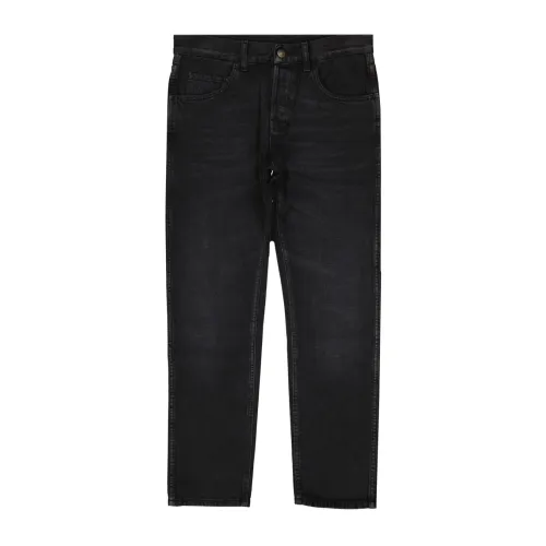 Gucci , Black Cotton Jeans with Logo Detail ,Black male, Sizes: