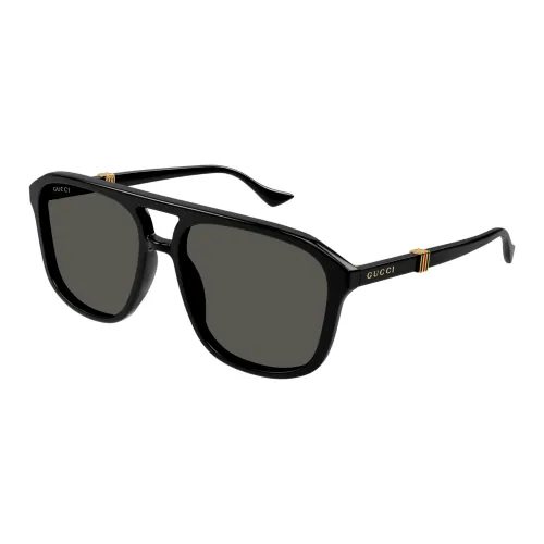 Gucci , Black Sunglasses with Accessories ,Black male, Sizes: