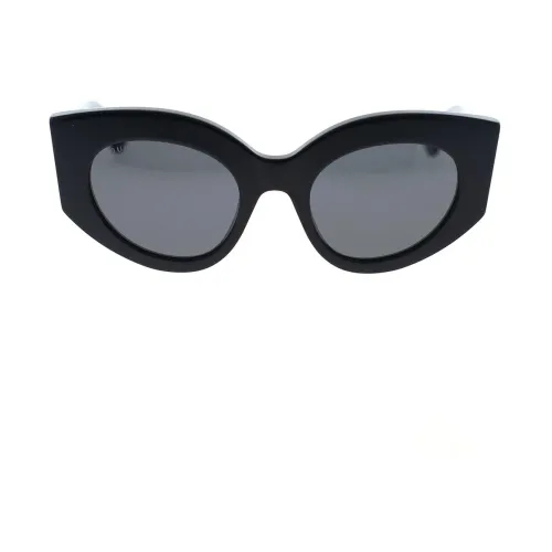 Gucci , Cat-Eye Sunglasses with Unique Tricolor Arms ,Black female, Sizes: