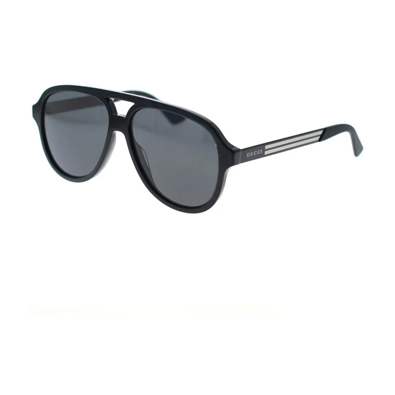 Gucci , Classic Aviator Sunglasses ,Black male, Sizes: