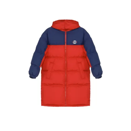 Gucci , Colorblock Quilted Down Jacket ,Red male, Sizes: