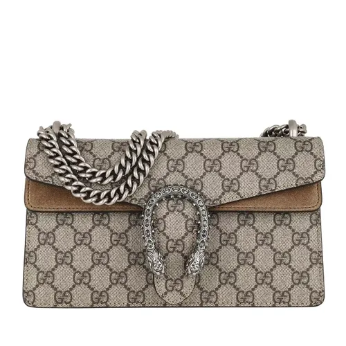 Gucci Crossbody Bags - Dionysus Small Shoulder Bag GG Supreme - brown - Crossbody Bags for ladies