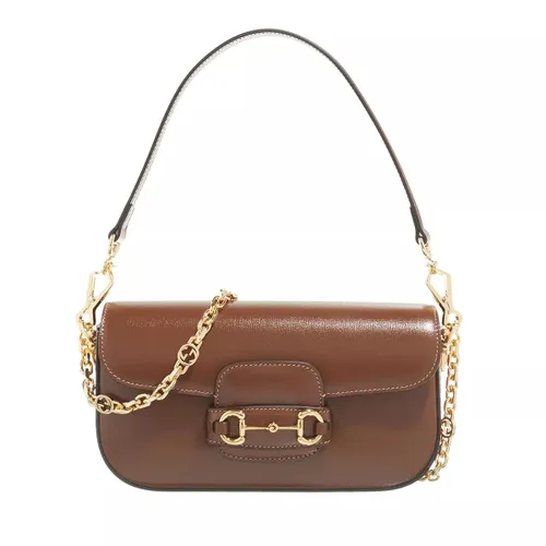 Gucci Crossbody Bags - Horsebit 1955 Small Shoulder Bag - brown - Crossbody Bags for ladies