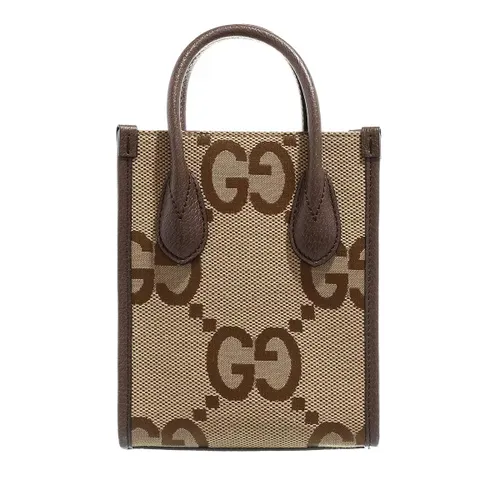 Gucci Crossbody Bags - Mini Shopper Jumbo GG - beige - Crossbody Bags for ladies