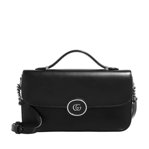Gucci Crossbody Bags - Small Petite GG Shoulder Bag - black - Crossbody Bags for ladies