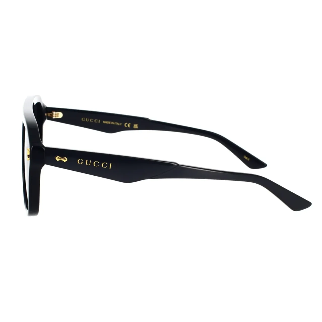 Gucci , Décor Sunglasses Gg1263S 001 ,Black unisex, Sizes: