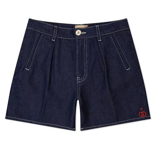 GUCCI Denim Bermuda Shorts - Blue