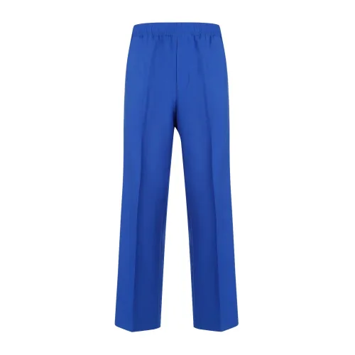 Gucci , Electric Blue Straight Pants ,Blue male, Sizes: