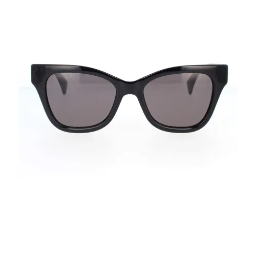 Gucci , Elegant Cat-Eye Sunglasses ,Black female, Sizes:
