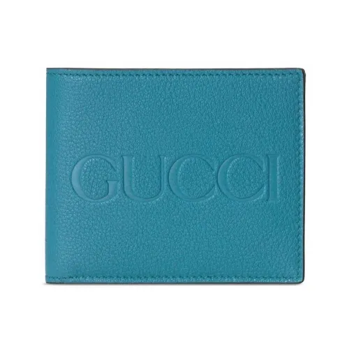 Gucci , Embossed Logo Wallet ,Blue female, Sizes: ONE SIZE