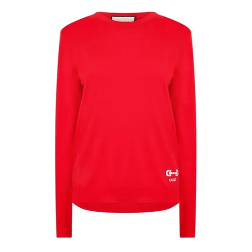 GUCCI Extra Fine Wool Jumper - Red