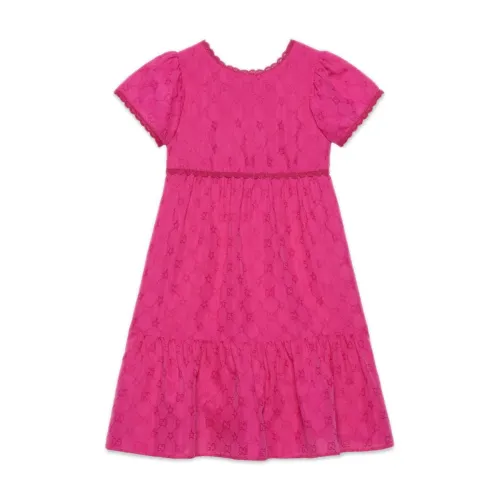 Gucci , Fuchsia Kids Dresses ,Pink female, Sizes: