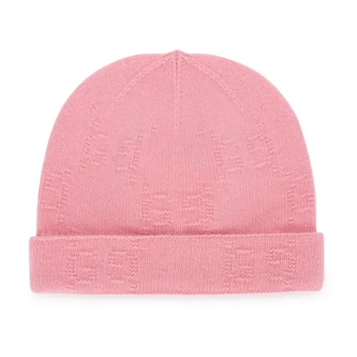 Gucci , GG Hat - Made in Italy - Cold Weather ,Pink female, Sizes: