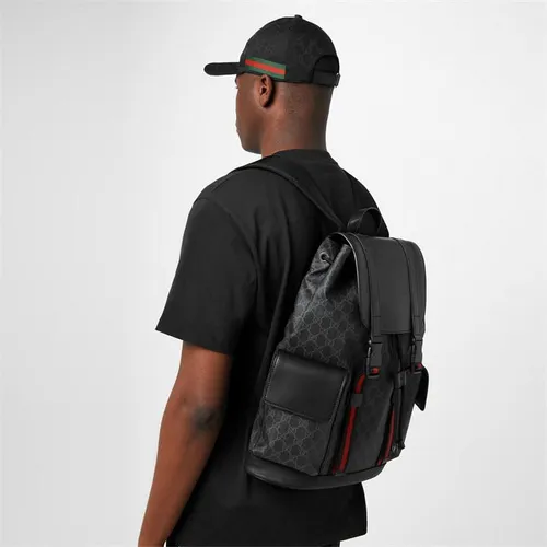 GUCCI Gg Supreme Backpack - Black