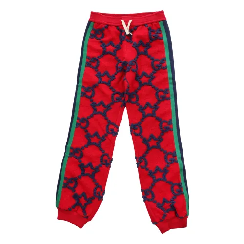 Gucci , GG Track Bottoms ,Red female, Sizes: