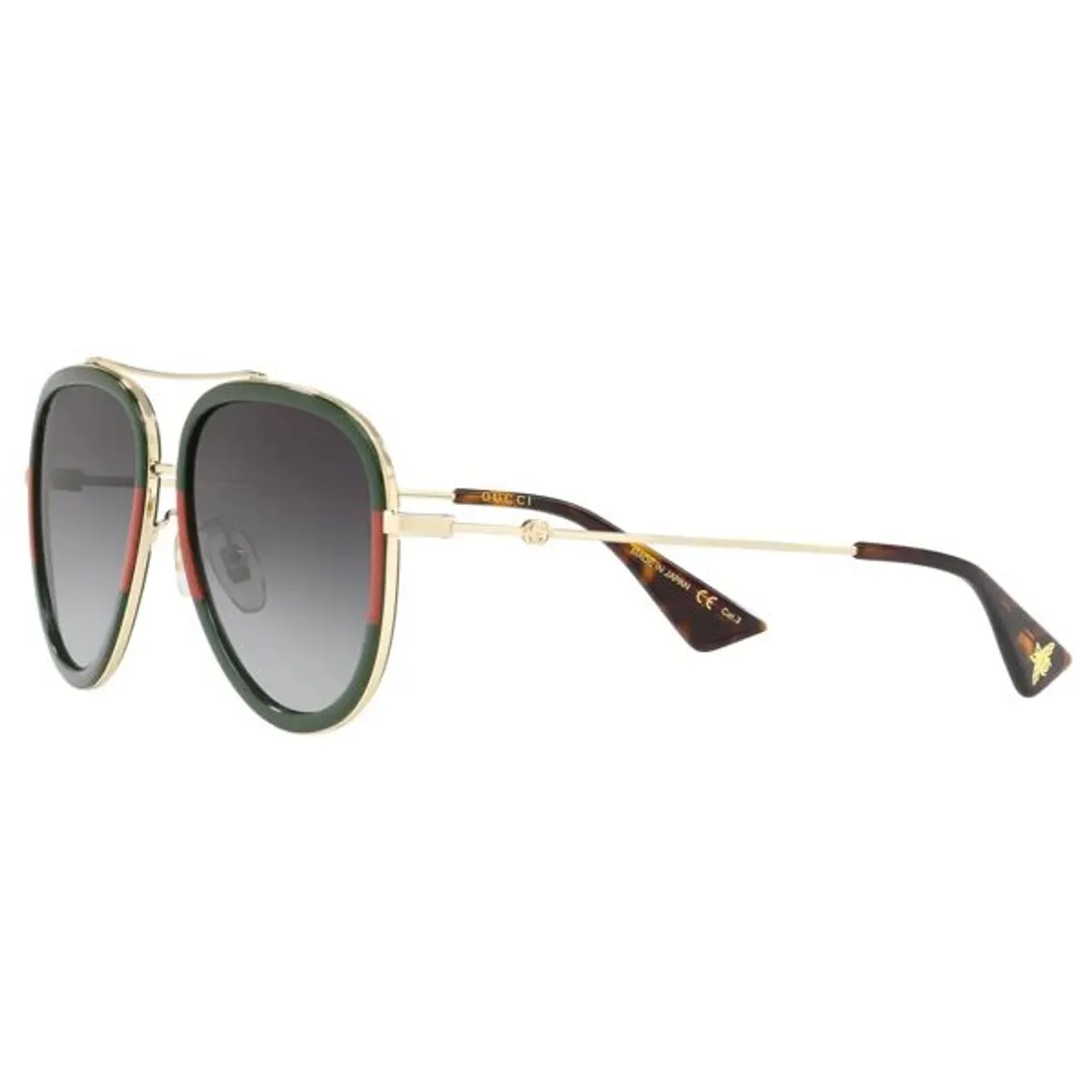 Gucci GG0062S Aviator Sunglasses - Multi/Grey Gradient - Female