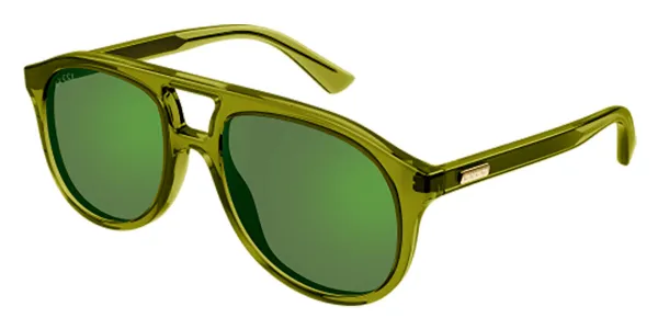 Gucci GG1320S 003 Men's Sunglasses Green Size 54