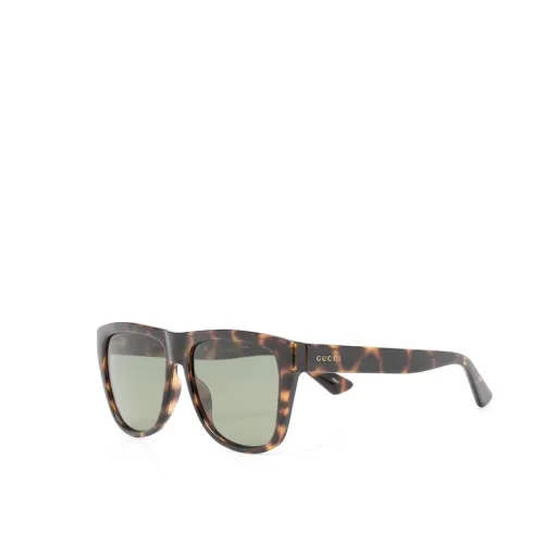 Gucci , Gg1345S 003 Sunglasses ,Brown male, Sizes:
