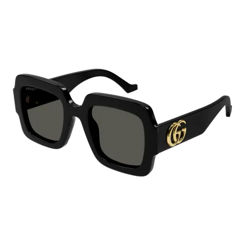 Gucci , Gg1547S 001 Sunglasses ,Black female, Sizes: