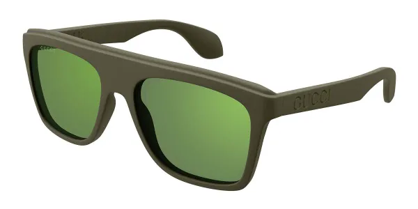 Gucci GG1570S 005 Men's Sunglasses Green Size 57
