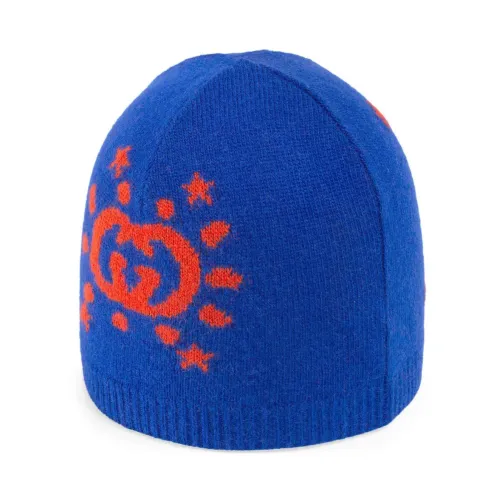 Gucci , Girls Accessories Hats Caps Blue Aw23 ,Blue female, Sizes: