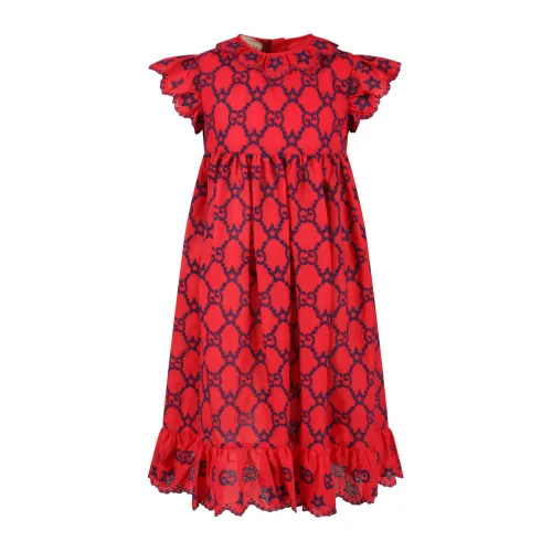 Gucci , Girls Dresses Collection ,Red female, Sizes: