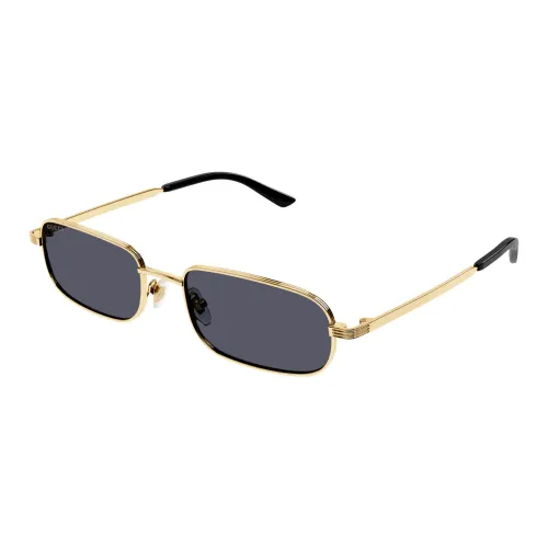Gucci , Gold Sunglasses with Original Accessories ,Yellow male, Sizes: