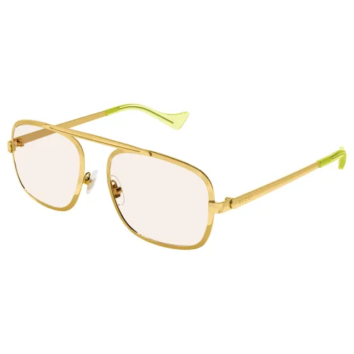 Gucci , Gold/Yellow Sunglasses ,Yellow female, Sizes: