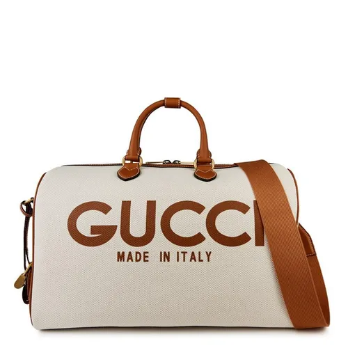 GUCCI Gucci Canvas Duffle Sn42 - Beige