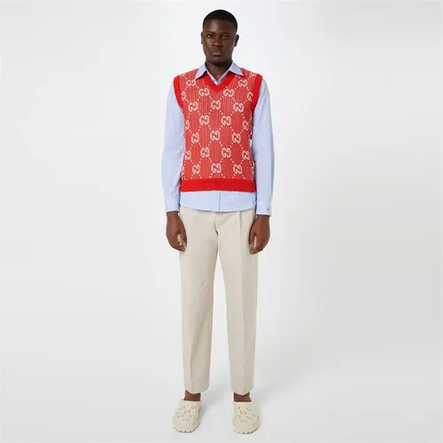GUCCI Gucci GG Swt Vest Sn34 - Red