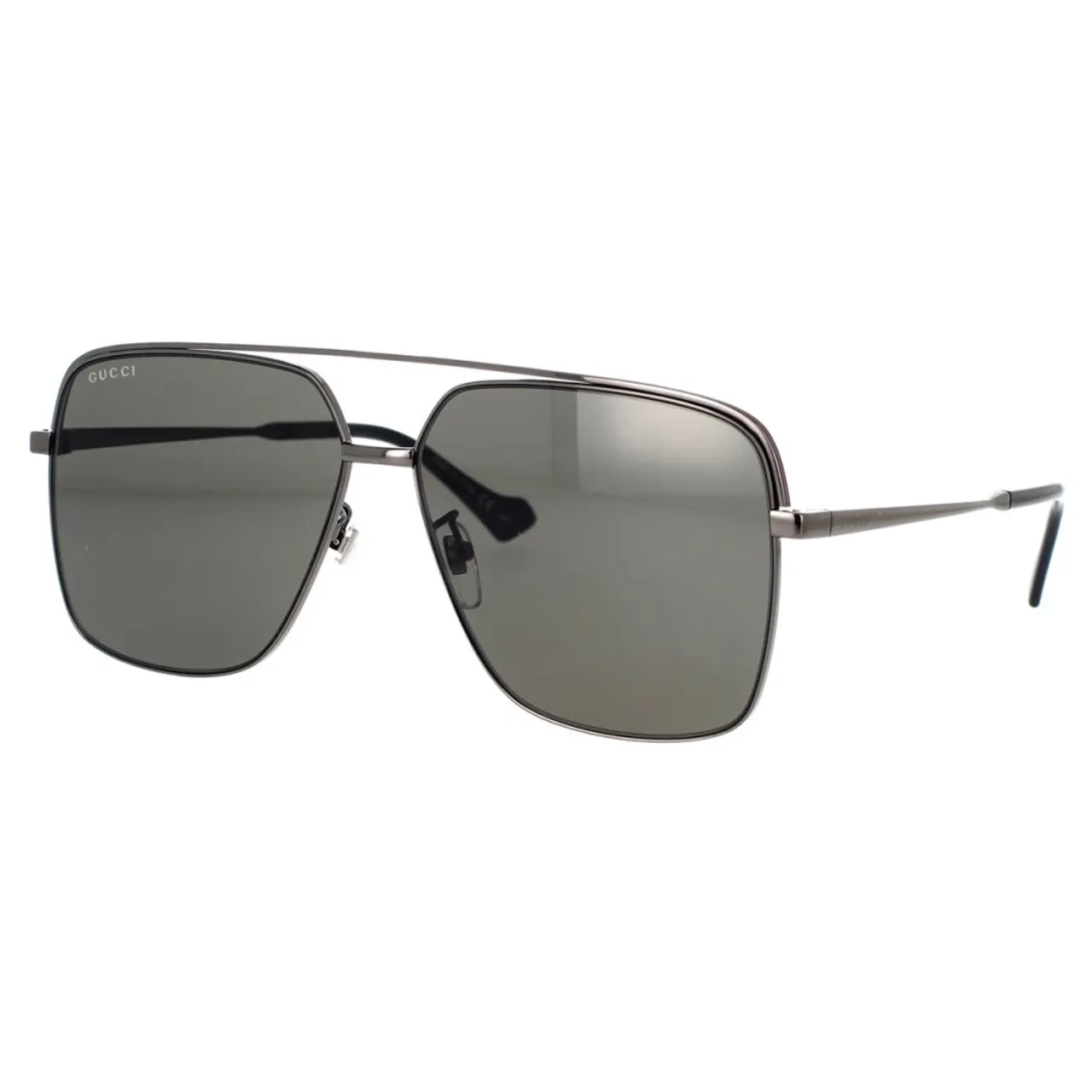 Gucci , Gucci Gg1099Sa 001 Sunglasses ,Gray male, Sizes: