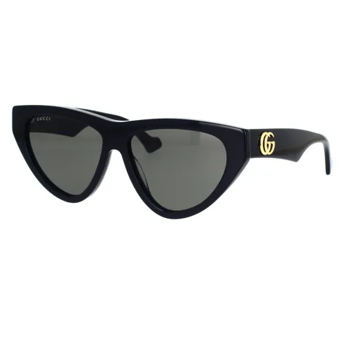 Gucci , Gucci Gg1333S 001 Sunglasses ,Black female, Sizes: