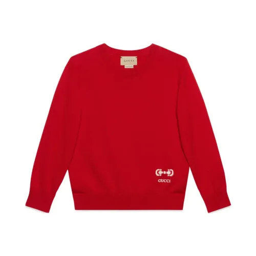 Gucci , Gucci Kids Sweaters Red ,Red male, Sizes: