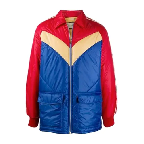 Gucci , Gucci Logo Padded Jacket ,Red male, Sizes: