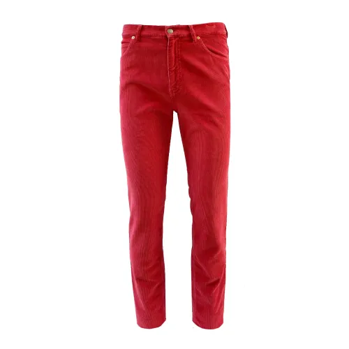 Gucci , Gucci Velvet Trousers ,Red male, Sizes: