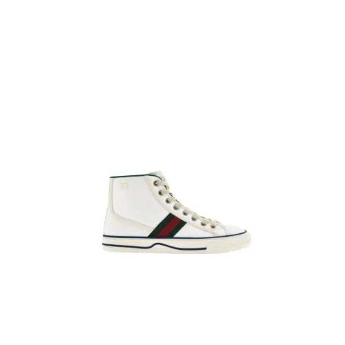 Gucci , High Top GG Tennis 1977 Sneakers ,White female, Sizes: