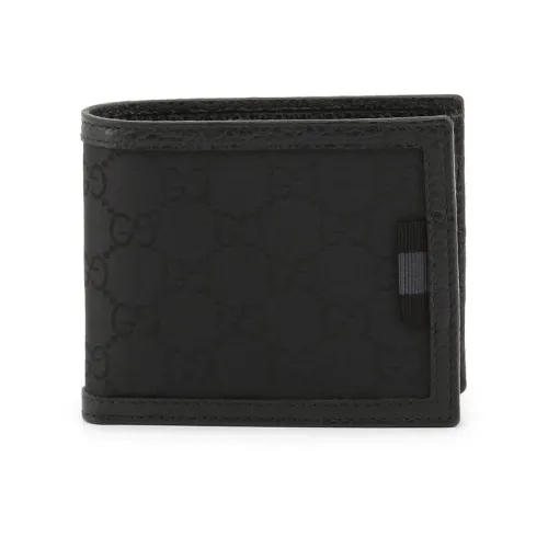 Gucci , Horizontal Wallet with GG Pattern ,Black male, Sizes: ONE SIZE
