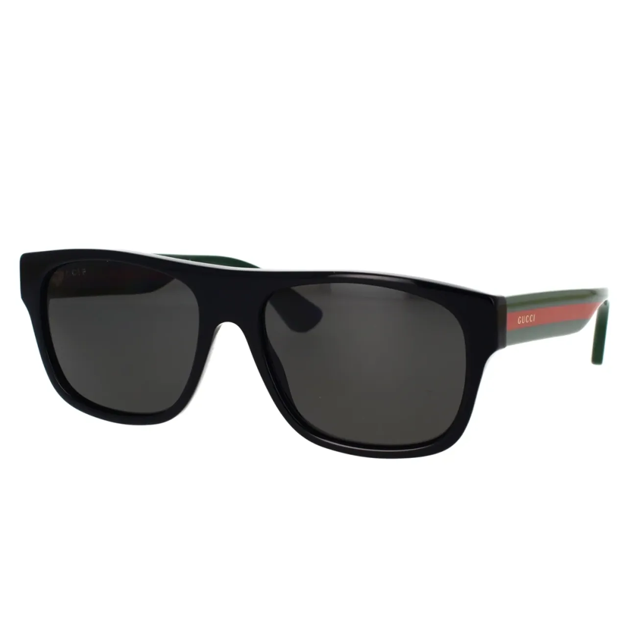 Gucci , Iconic Square Sunglasses with Polarized Lenses ,Black male, Sizes: