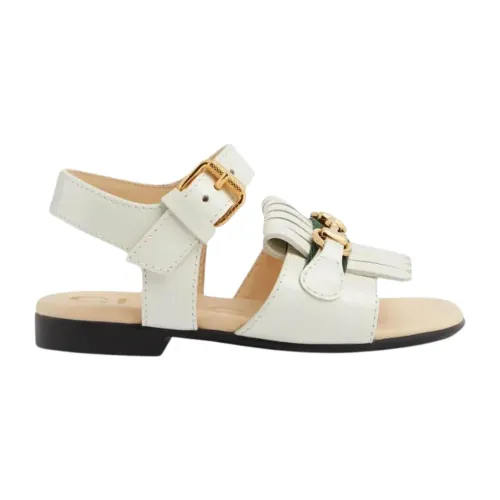 Gucci , Ivory Sandals ,Beige female, Sizes: