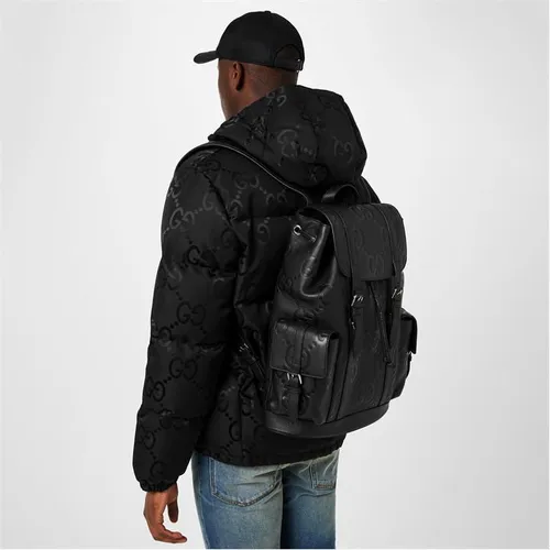 GUCCI Jumbo Gg Backpack - Black