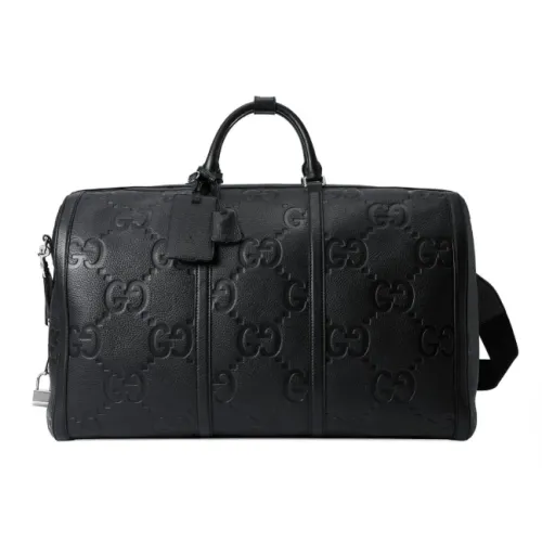 Gucci , Jumbo GG large duffle bag ,Black unisex, Sizes: ONE SIZE