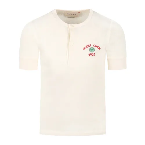 Gucci , Kids T-Shirts with Style ,White female, Sizes: